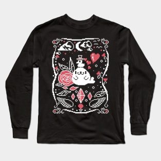 seal and duck pixel art shirt Long Sleeve T-Shirt